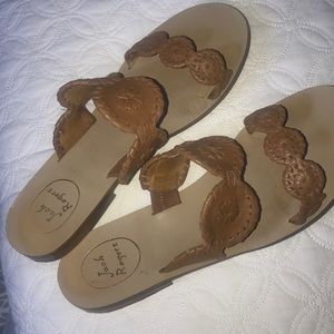 Jack Rodgers Lauren sandal in cognac